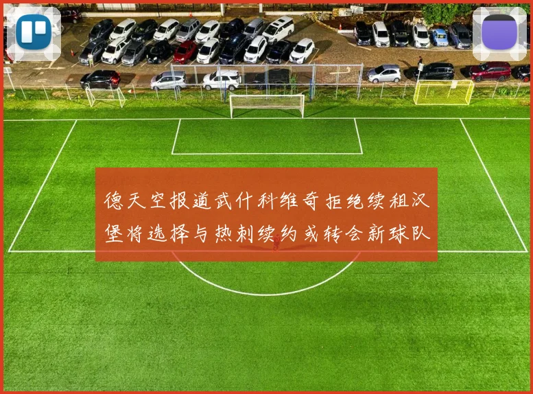 德天空报道武什科维奇拒绝续租汉堡将选择与热刺续约或转会新球队